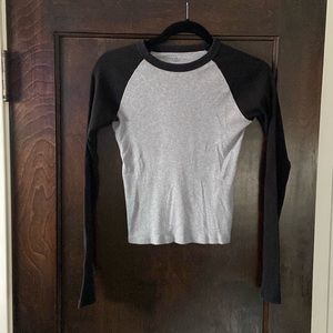 Brandy Melville Long Sleeve Baseball Tee